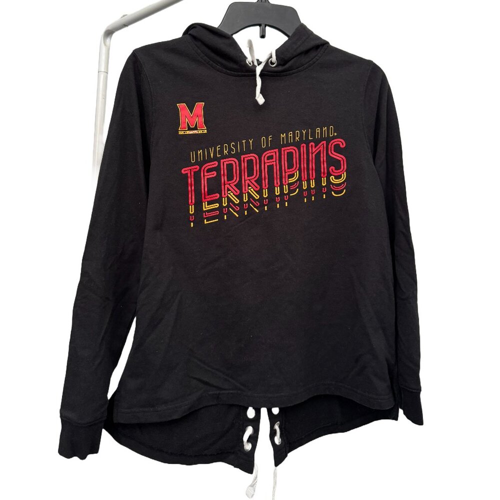 UMD University of Maryland College Park Terrapins Knights Apparel Hoodie, Medium